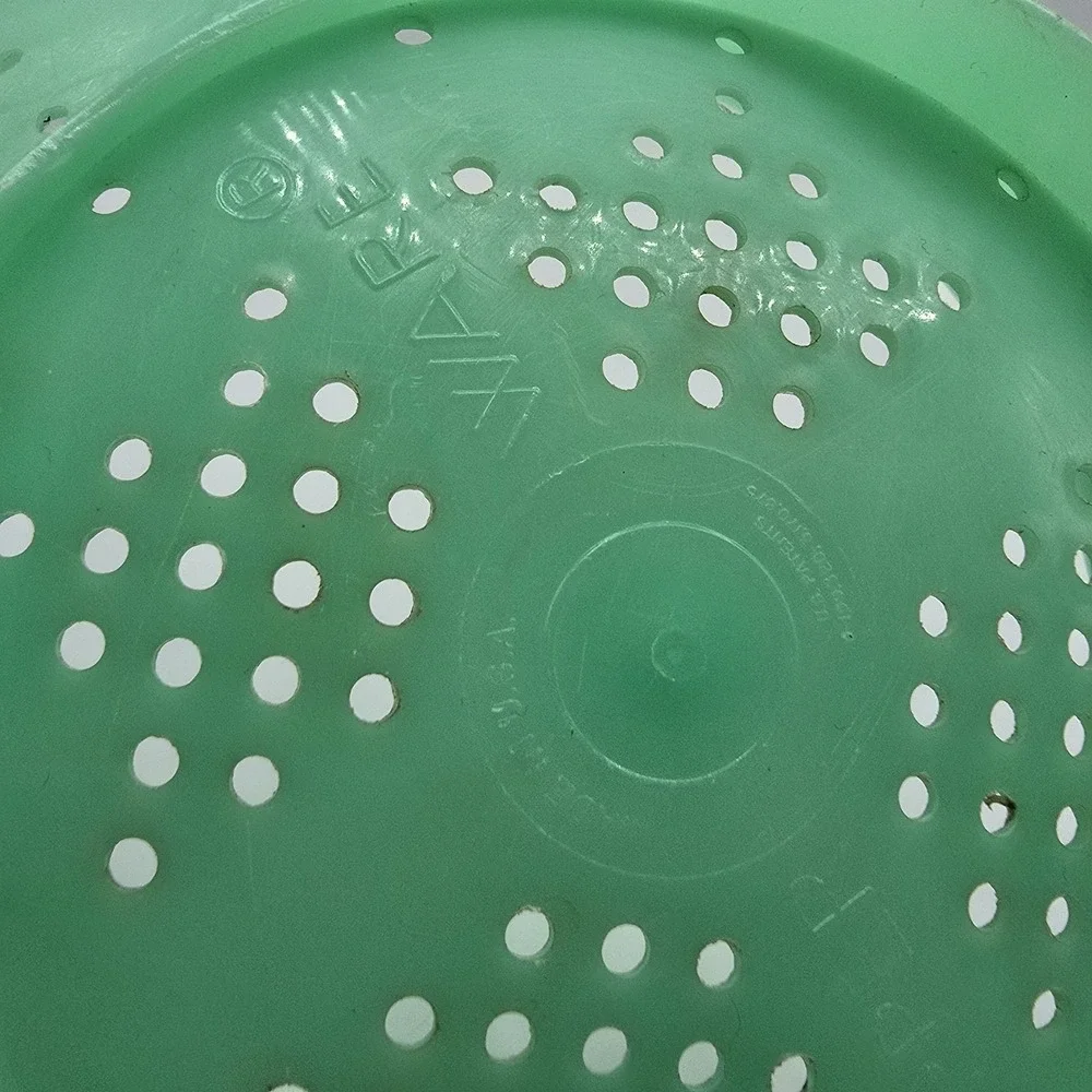 Vintage Tupperware Jadeite Green Colander Strainer #339